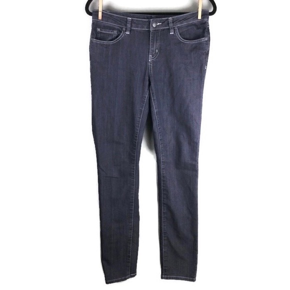 Prana Kayla Performance Stretch Denim Wash Mid-Rise Skinny Jeans Size 6 - Picture 3 of 10